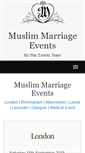 Mobile Screenshot of muslimmarriageevents.info