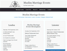Tablet Screenshot of muslimmarriageevents.info